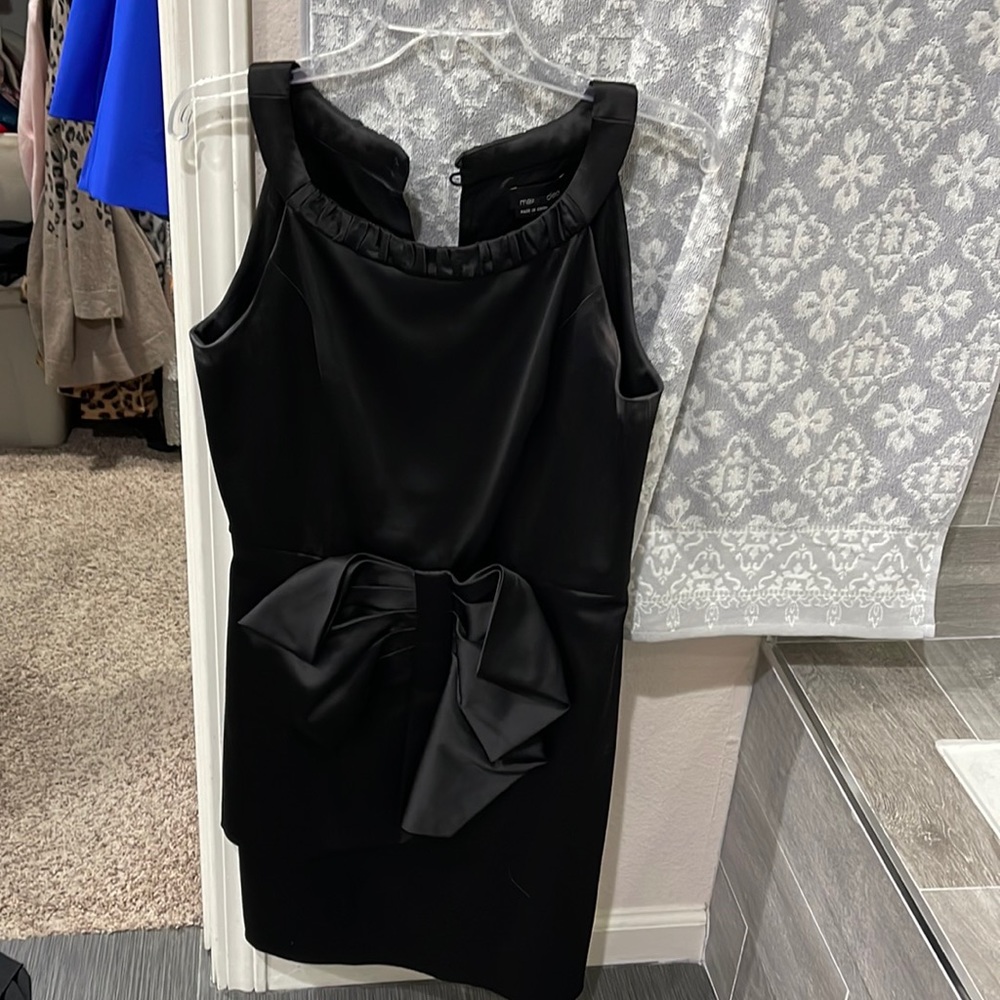 Black formal dress with AMAZING bow